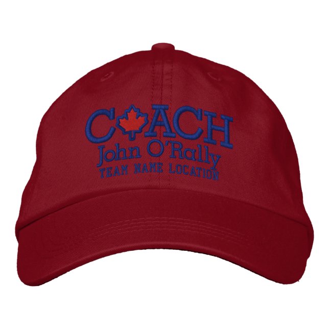 Personalize Coach Canada Cap Your Name Your Game! (Front)