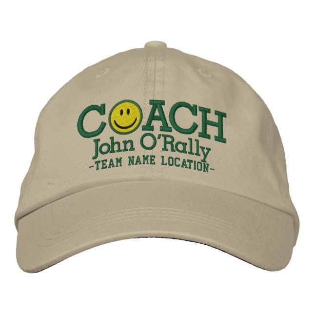 Personalize Coach Cap Your Name Your Game! (Front)
