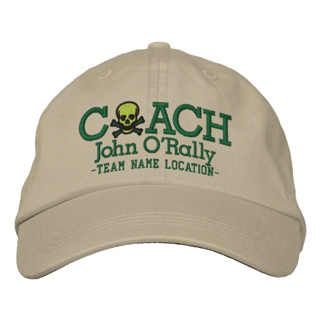 Personalize Coach Skull Cap Your Name Your Game! (Front)