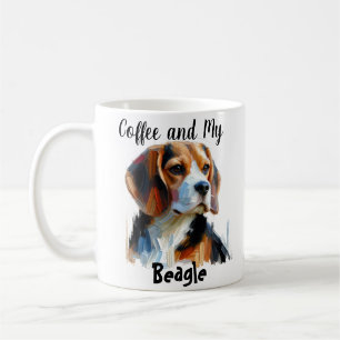  Personalize Coffee and My Beagle Cute  Coffee Mug