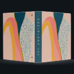 Personalize College Binder Abstract Art Modern<br><div class="desc">designed by Morgan Harper Nichols</div>
