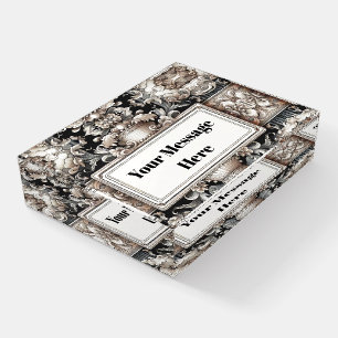 Personalize Colorful Elegant Desk Paperweight