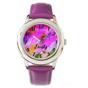 Personalize Colorful Girls eWatch Watch