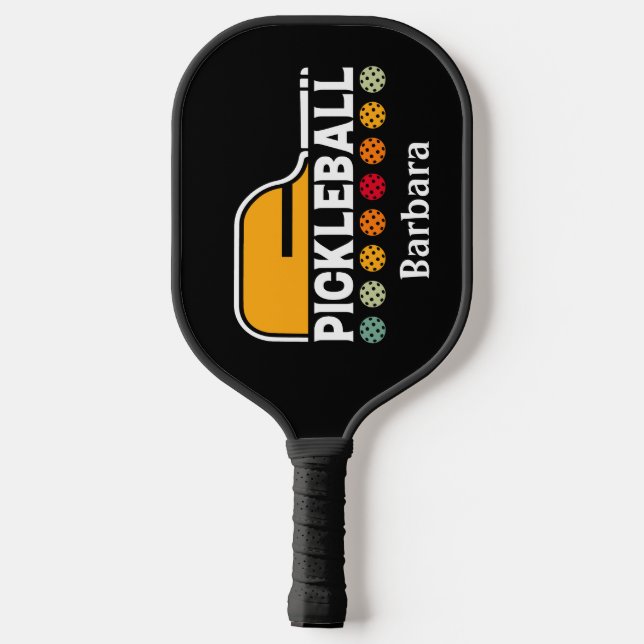 Personalize Colorful  Pickleball Paddle (Back)