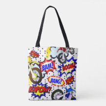 Personalize Comic Book Mototcycles, Speach Bubbles