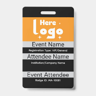 Personalize Conference Attendee Name Badge
