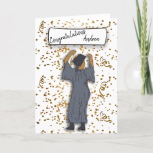 Personalize Congratulations Graduate) Card