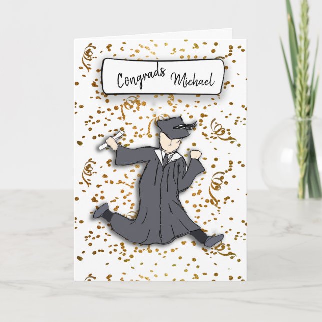 Personalize Congratulations Graduate Card (Front)