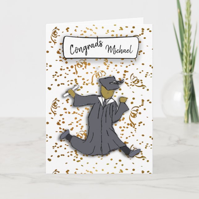Personalize Congratulations Graduate Card (Front)