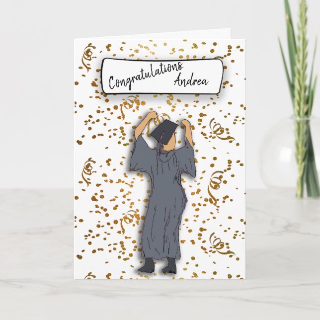 Personalize Congratulations Graduate (Hispanic) Card (Front)