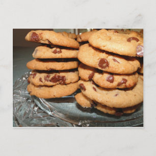 Personalize Cookies Dessert Chocolate Chip Sweets Postcard