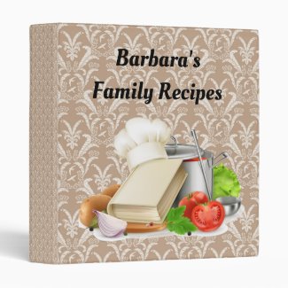 Personalize Cooking Binder