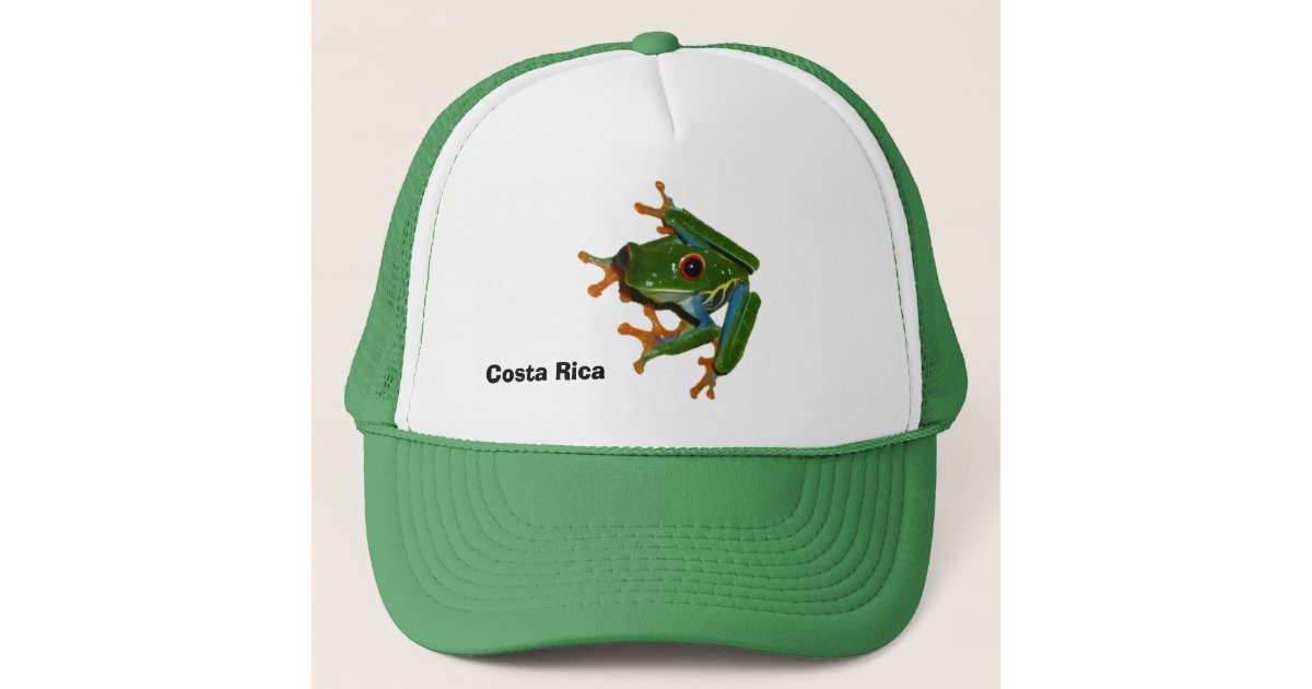 Personalize Costa Rica Red Eyed Frog Trucker Hat