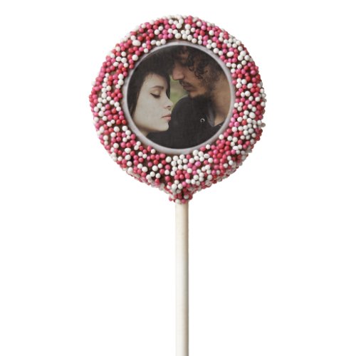 Personalize Couples Photo Chocolate Covered Cooki Chocolate Covered Oreo Pop