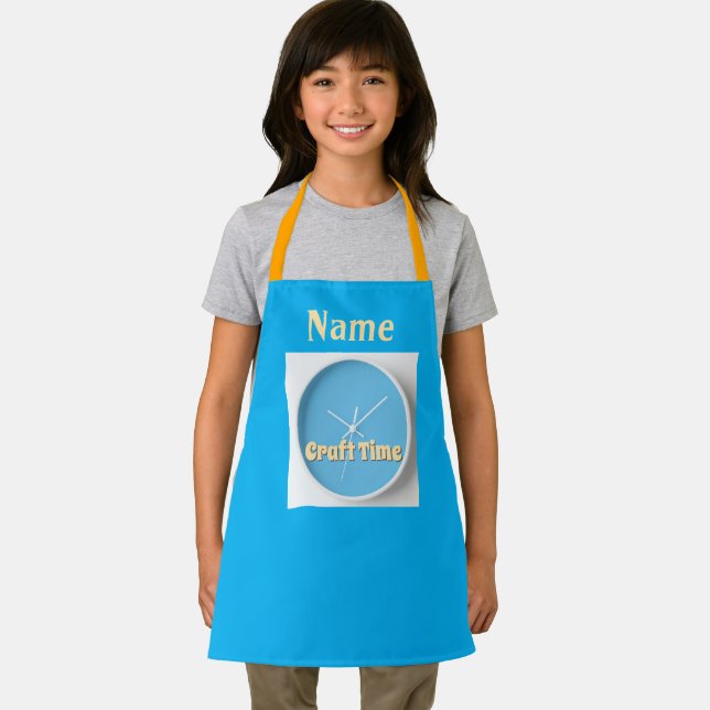 Personalize Craft Time  Apron (Insitu)