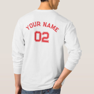 Personalize Create Player Name Number Man Mens T-Shirt