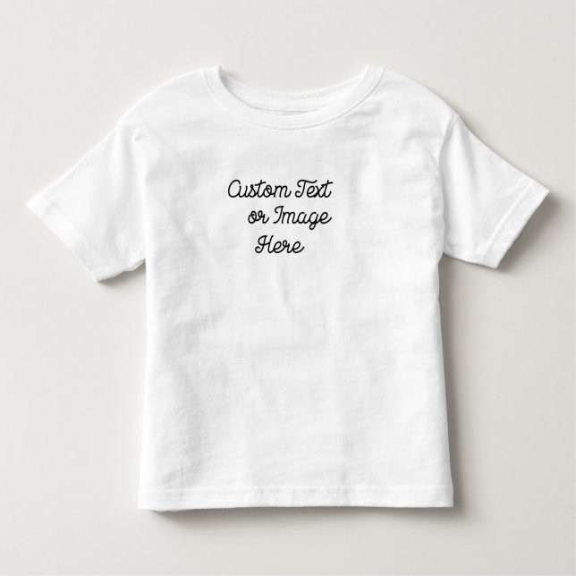 Personalize & Create Your Own Custom  Toddler T-shirt (Front)