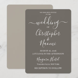 PERSONALIZE - Create Your Own Customized Wedding Invitation