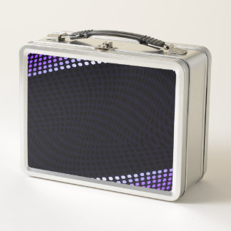 PERSONALIZE - Create Your Own Halftone Edges Metal Lunch Box
