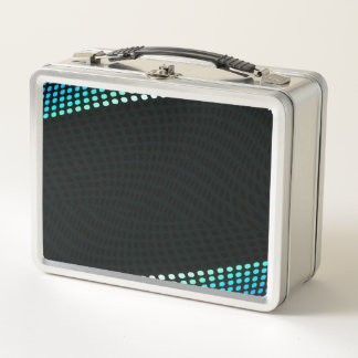PERSONALIZE - Create Your Own Halftone Edges Metal Lunch Box