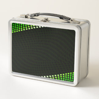 PERSONALIZE - Create Your Own Halftone Edges Metal Lunch Box