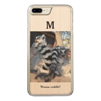 Personalize Cuddly Lemur Iphone 7 (Plus) Case