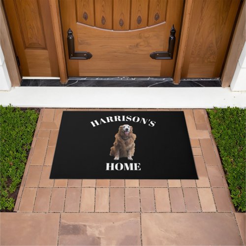 Personalize Custom Dog Cat Name Photo Pet Doormat