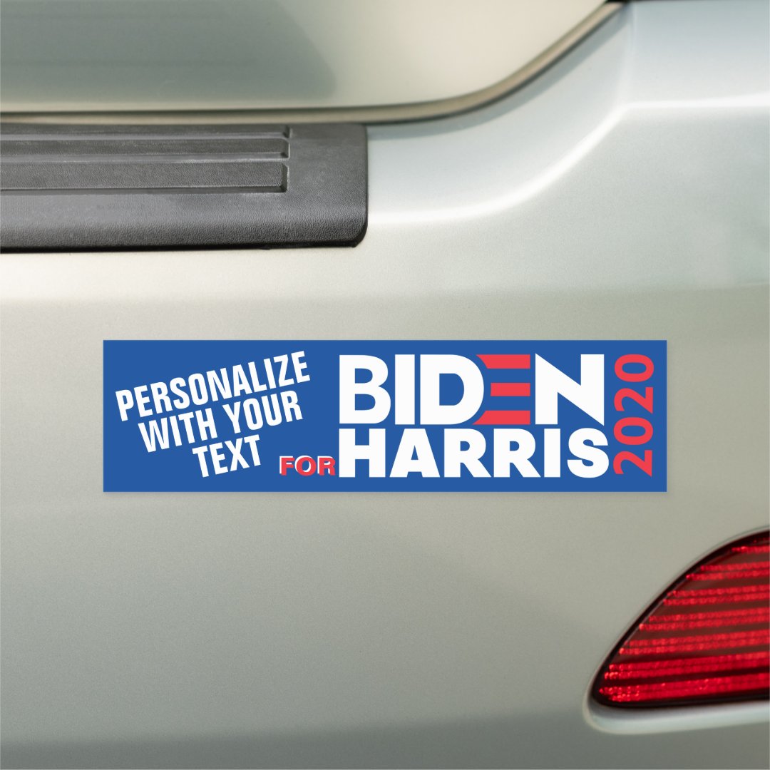 Personalize Custom For Biden/Harris 2020 Car Magnet | Zazzle