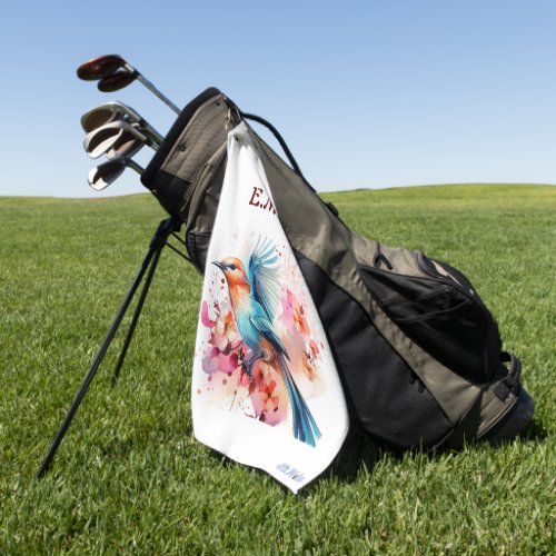 personalize custom golf towel