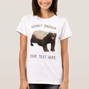 Personalize Custom Honey Badger Funny T-Shirt