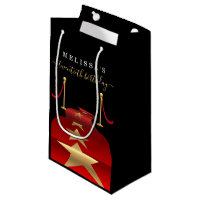 Personalize Custom Red Carpet Party Favor Gift Bag