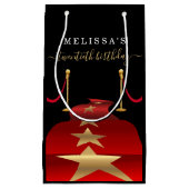 Personalize Custom Red Carpet Party Favor Gift Bag (Front)