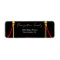 Personalize Custom Red Carpet Return Address Label