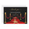 Personalize Custom Red Carpet Theme Thank You Card