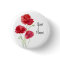 Personalize - Custom -Red Poppies - Watercolor