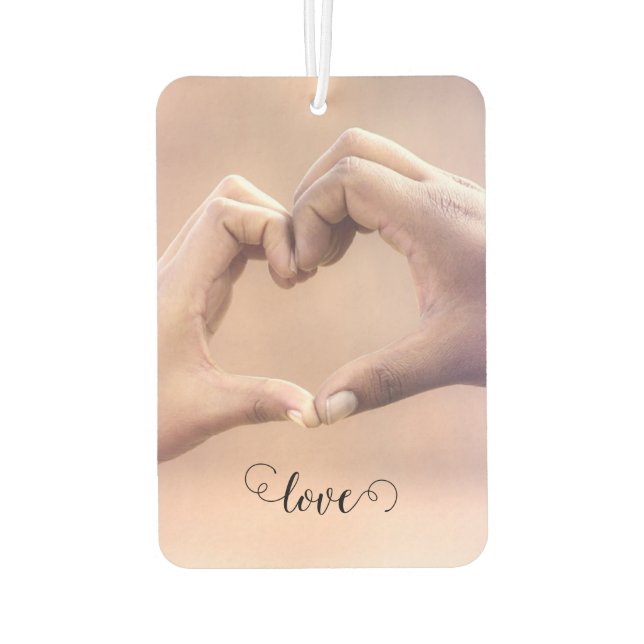 Personalize Custom Two-Sided Photo Air Freshener (Back)