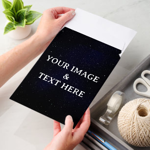 Personalize Custom Your Own Photo & Text Envelope Mailers
