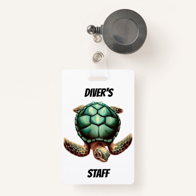 Personalize Customizable Staff Badge (Front with Retractable)