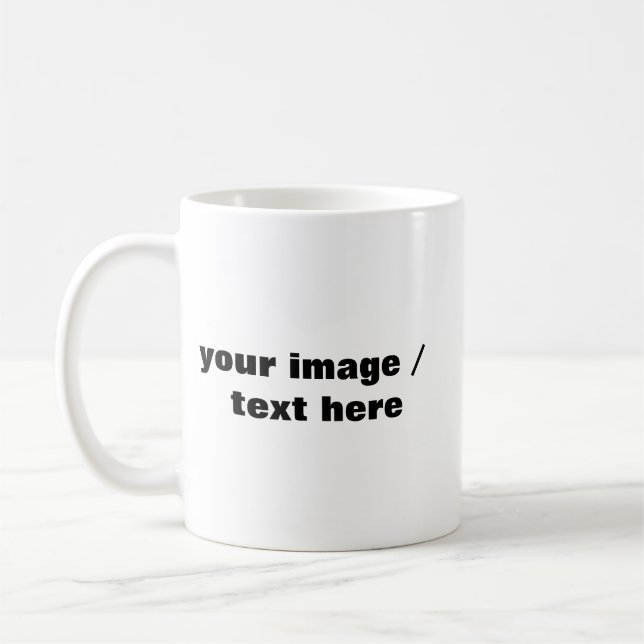 Personalize Customize  Coffee Mug (Left)