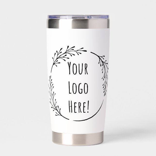 Personalize Customize Product Business Logo School Insulated Tumbler (Front)