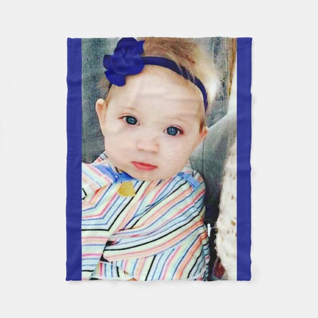 Personalize & Customize Your Own Fleece Blanket (Front)