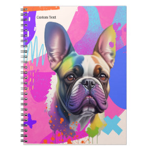 PERSONALIZE: Cute French Bull Dog Notebook