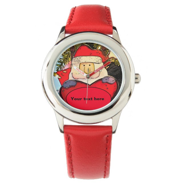 Personalize Cute Santa Watch (Front)