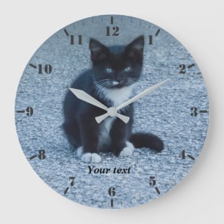 Personalize cute Tuxedo kitten 