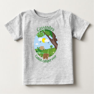 Personalize cutest camper ever, add your name baby T-Shirt