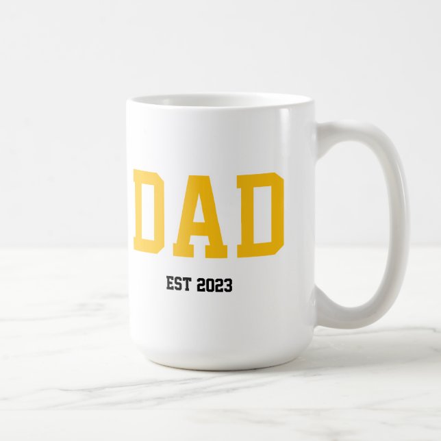 Personalize DAD est  Coffee Mug (Right)