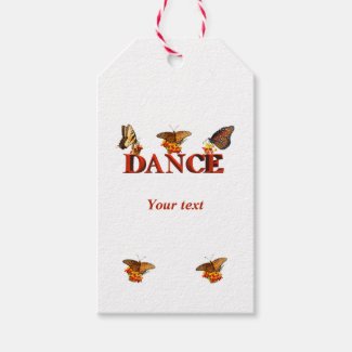 Personalize Dance sign with butterflies