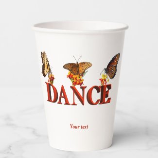 Personalize Dance sign with butterflies 