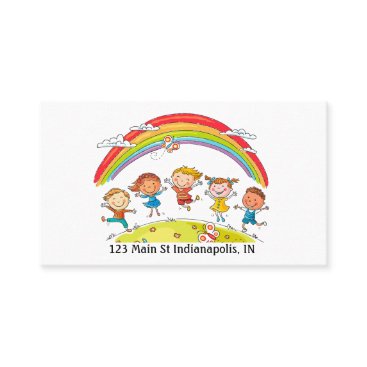 Personalize Daycare Preschool Teacher Colorful Business Card Personalize Daycare Preschool Teacher Colorful Business Card