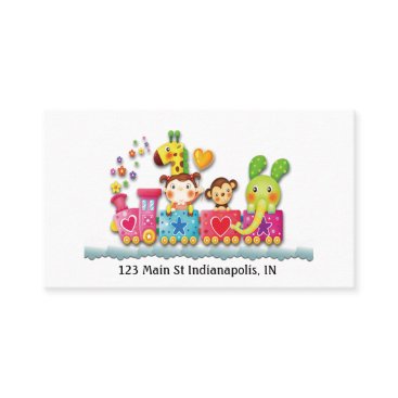 Personalize Daycare Preschool Teacher Cute Train Business Card Personalize Daycare Preschool Teacher Cute Train Business Card